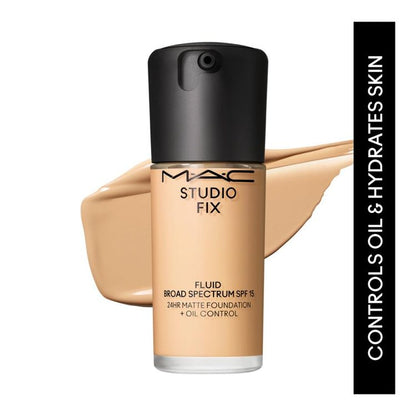 Combo Pack MAC Studio Fix Fluid SPF 15 Foundation+ Compact- Authentic
